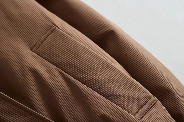 Men's Stand Collar Down Jacket Side View