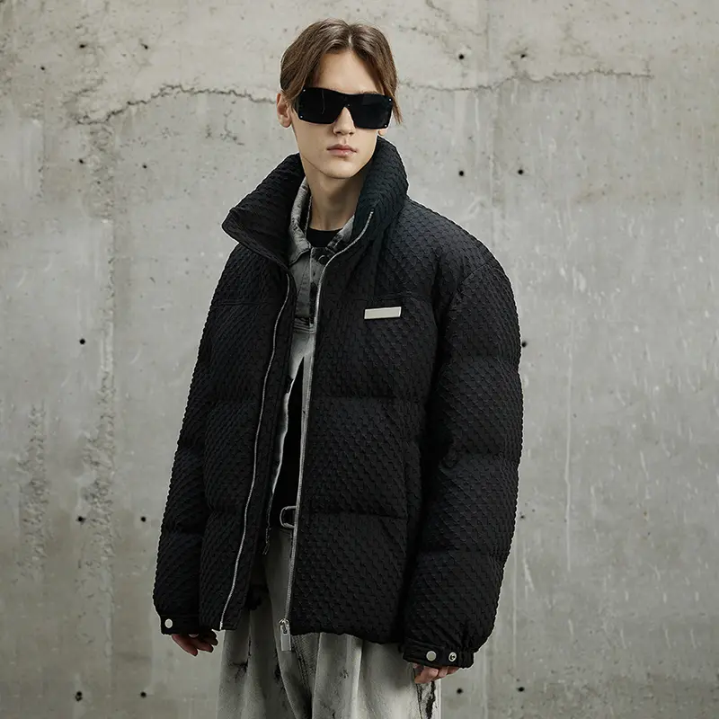 Wholesale ZD high quality mens black puffer jacket Factories, Factory