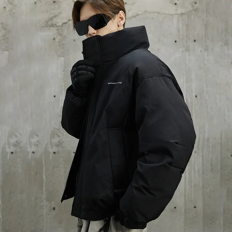 ODM ZD stand collar mens white puffer jacket Factories, Product