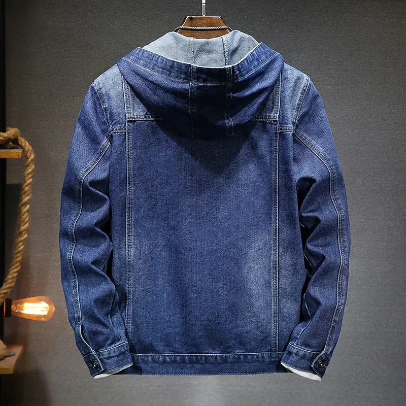 Wholesale ZD windproof hooded denim jacket Supplier, Factory