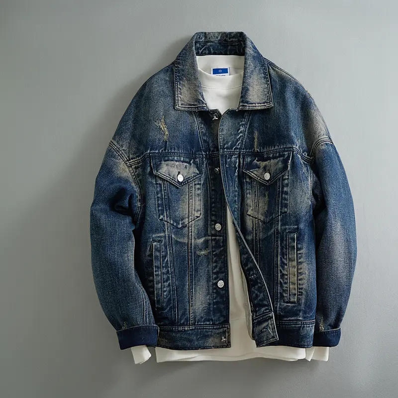 Custom ZD 90/10 down black denim jacket Supplier, Product