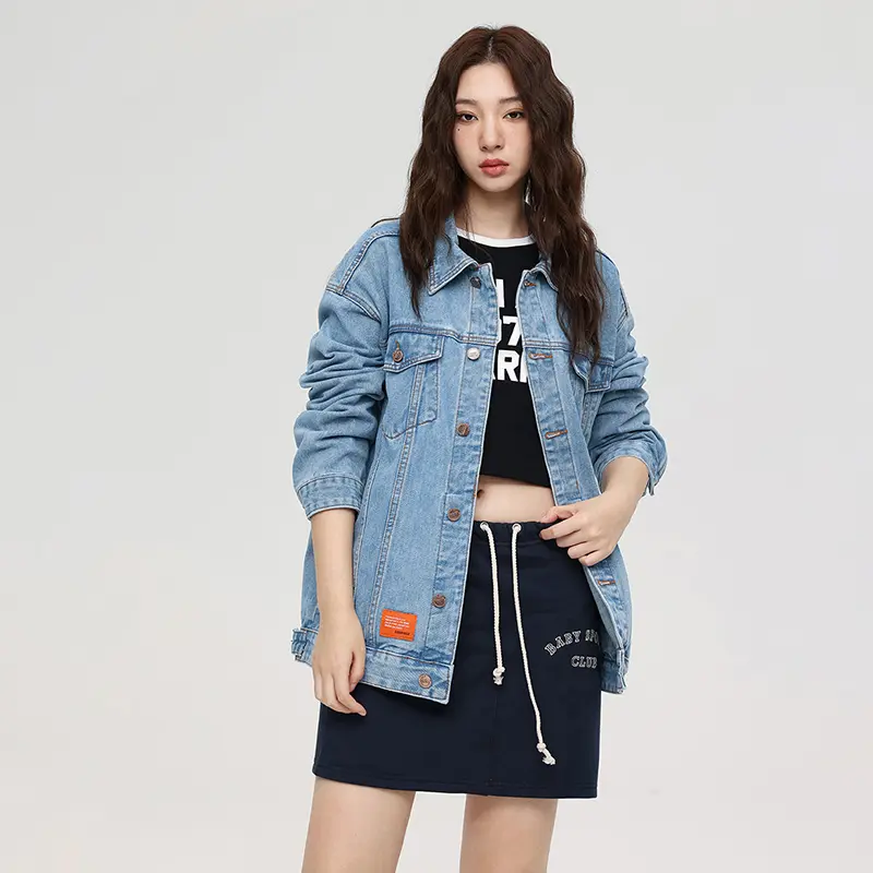 ODM ZD custom logo black denim jacket Factory, Product