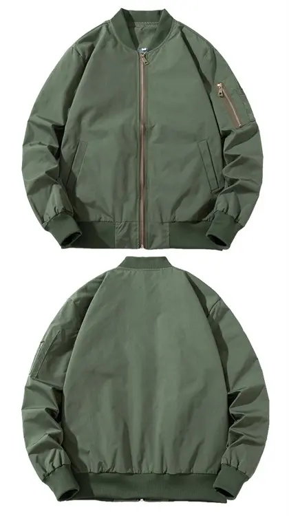 Men's Bomber Jacket Detail 4