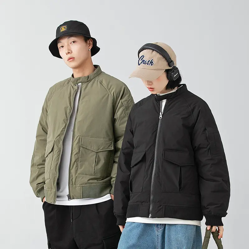 OEM ZD unisex baseball black puffer jacket Company, Products