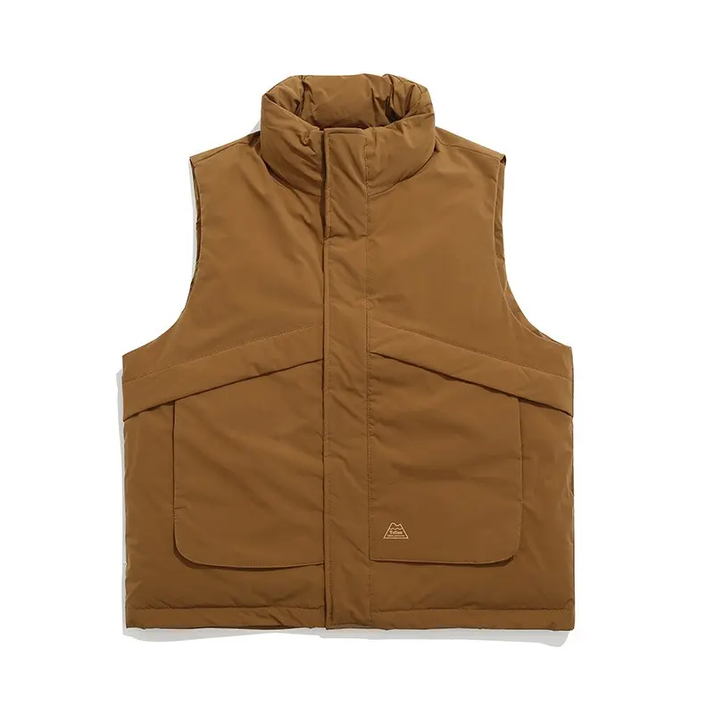 Men's down vest detail 5