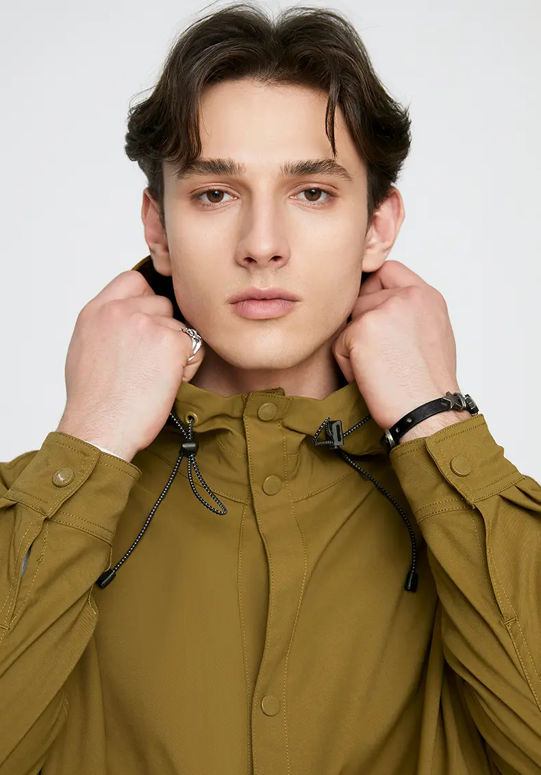 Men's Vintage Hooded Outdoor Jacket