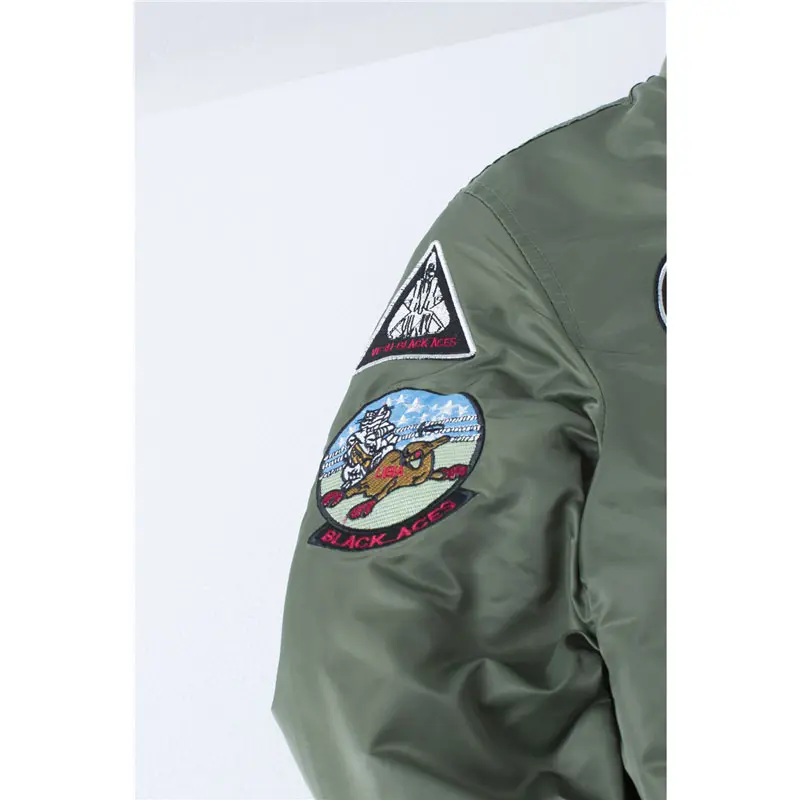Men's Bomber Jacket Detail 2