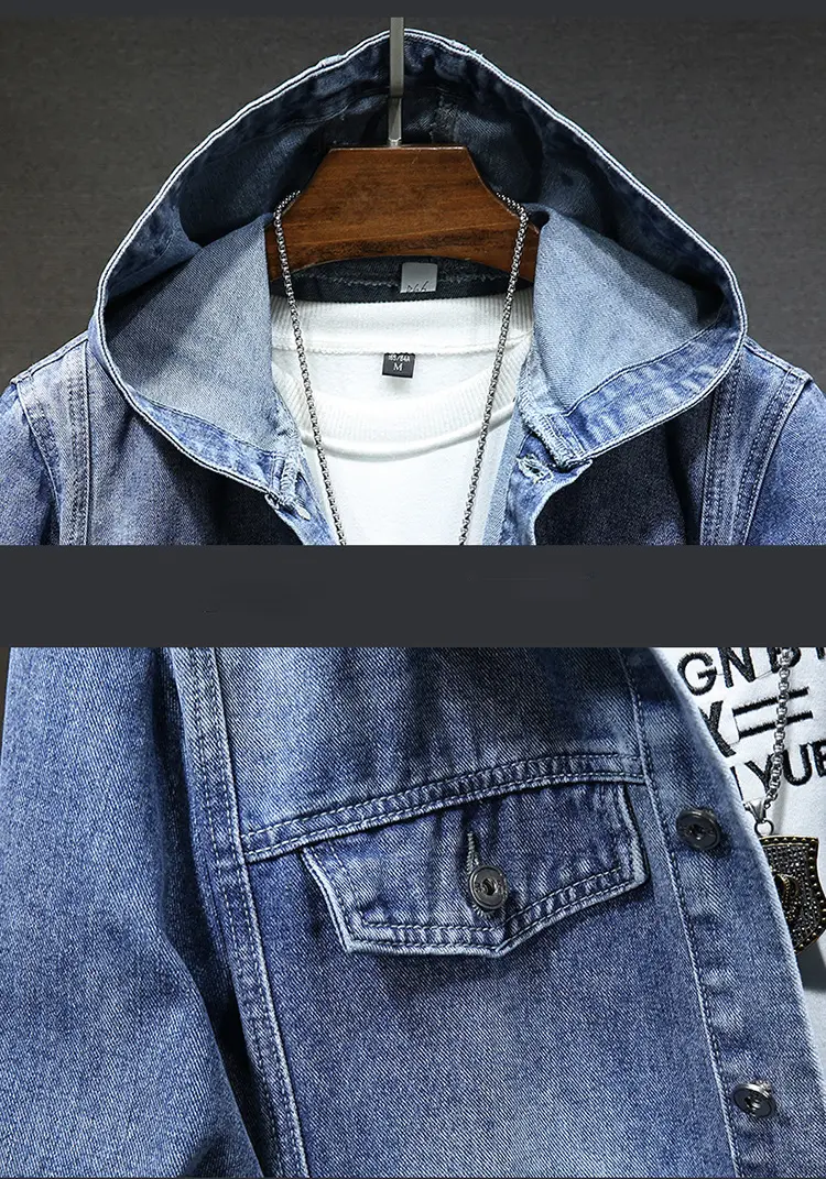 Men's Denim Jacket Front View