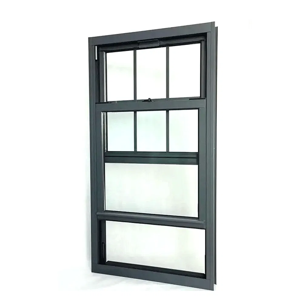 Thermal Break Aluminum EPDM Sealing System Double Hung Window