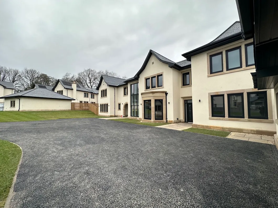 Black Panoramic Window