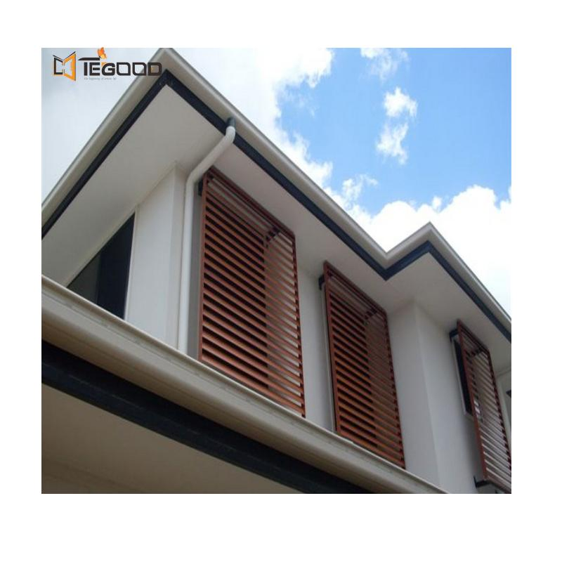 Horizontal and Vertical Louvers Modern Style Jalousie Windows Aluminum Exhaust Louver