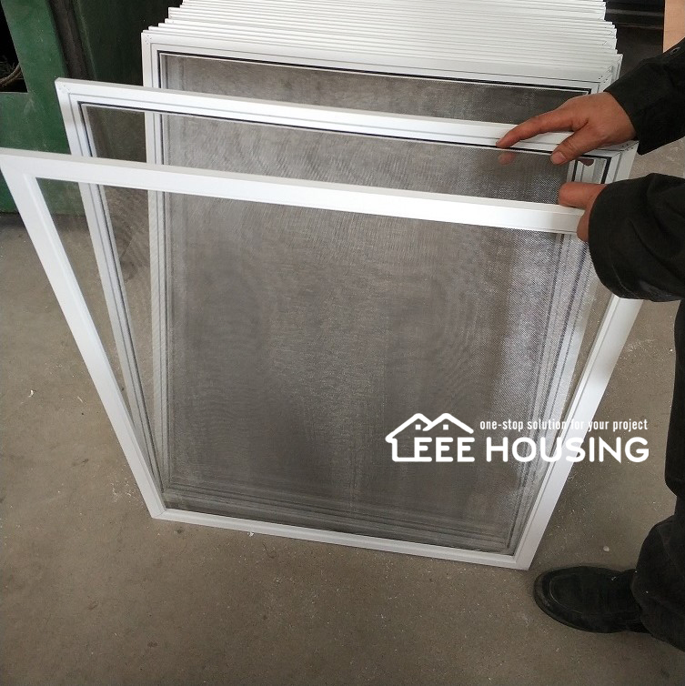 China Factory Supply Inbuilt Security Jalousie Louvre Windows with Aluminum Adjustable Glass Louver Shutter for Residential Project