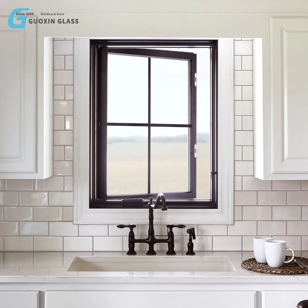 Customized Soundproofing Double Triple Glazed Aluminum Frame Casement Sliding Window with Enhanced Security and Aesthetic Appeal