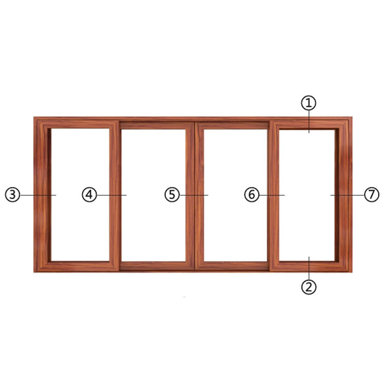 Modern Aluminum Sliding Doors Window Factory Sale