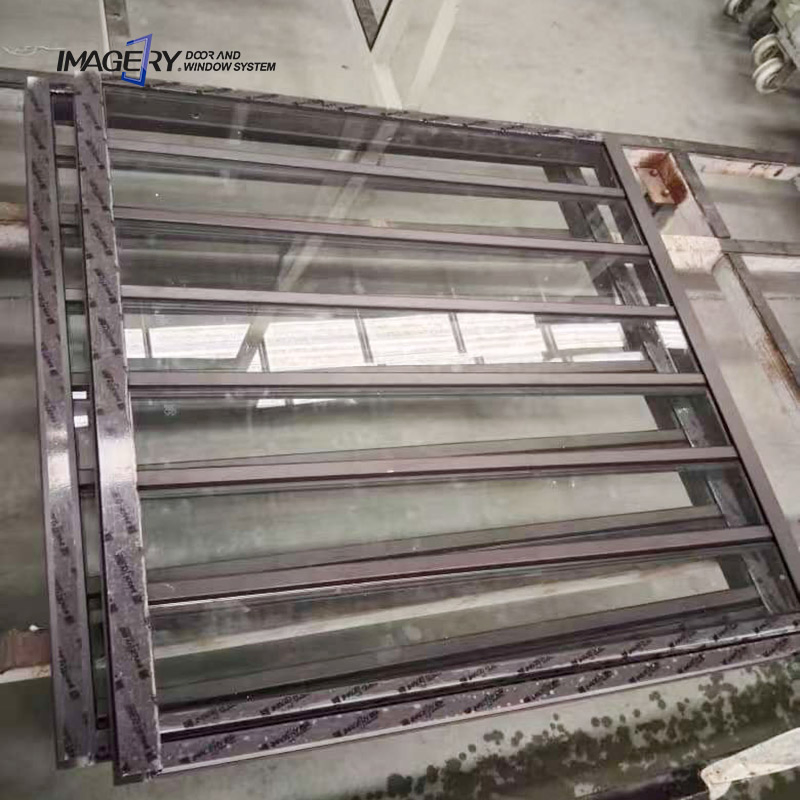 Aluminum Waterproof Louver Glass Jalousie Windows for Bathroom