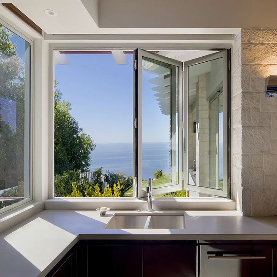 Factory Directly Wholesale Sliding Windows Triple Glazed Hurricane Impact Windows PVC Sliding Window