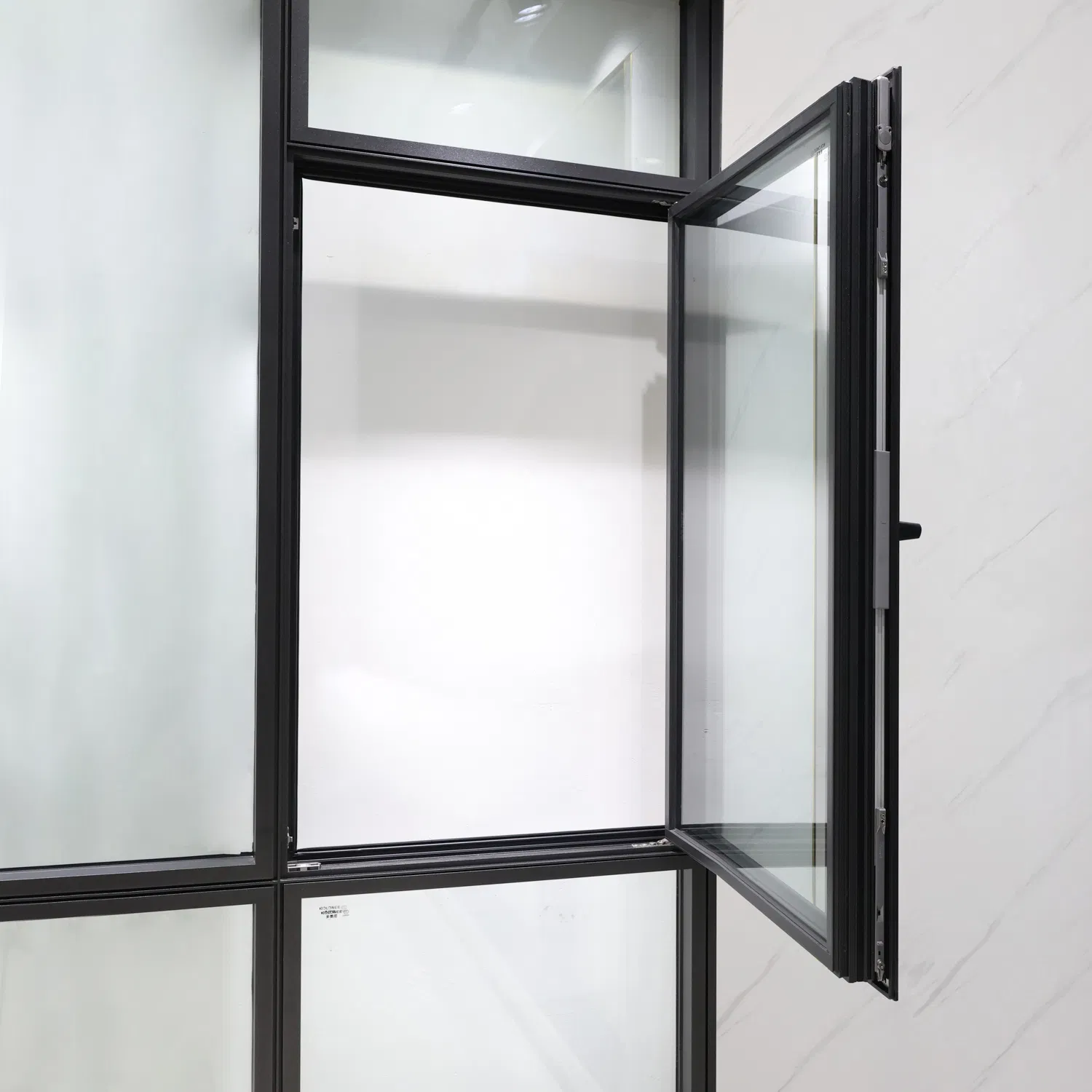 Narrow Frame Slim Frame Thermal Break High Insulated Triple Glass Casement Windows