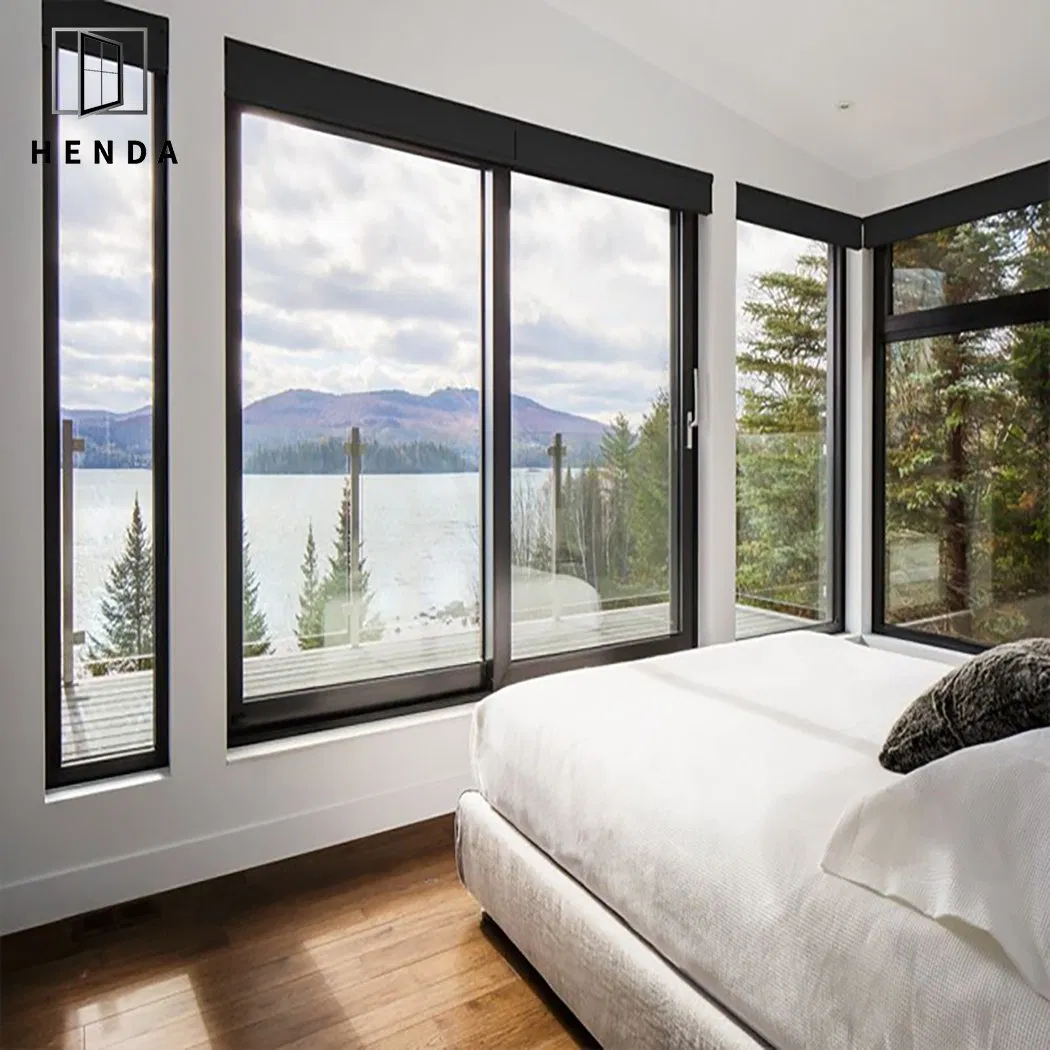 China Factory Soundproof 2.0mm Aluminium Sliding Window/Slide/Casement/Bi Fold Windows with Mosquito Mesh/Hurricane Impact/Thermal Break Sliding Window