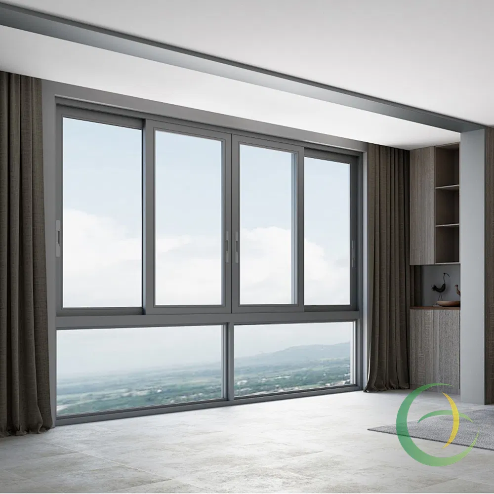 Botswanian Normal Sliding Door Aluminum Metal Aluminium Profile New Grill Design Fibre Glass Frameless Hurricane Impact Casement Wood UPVC Window Windows Price