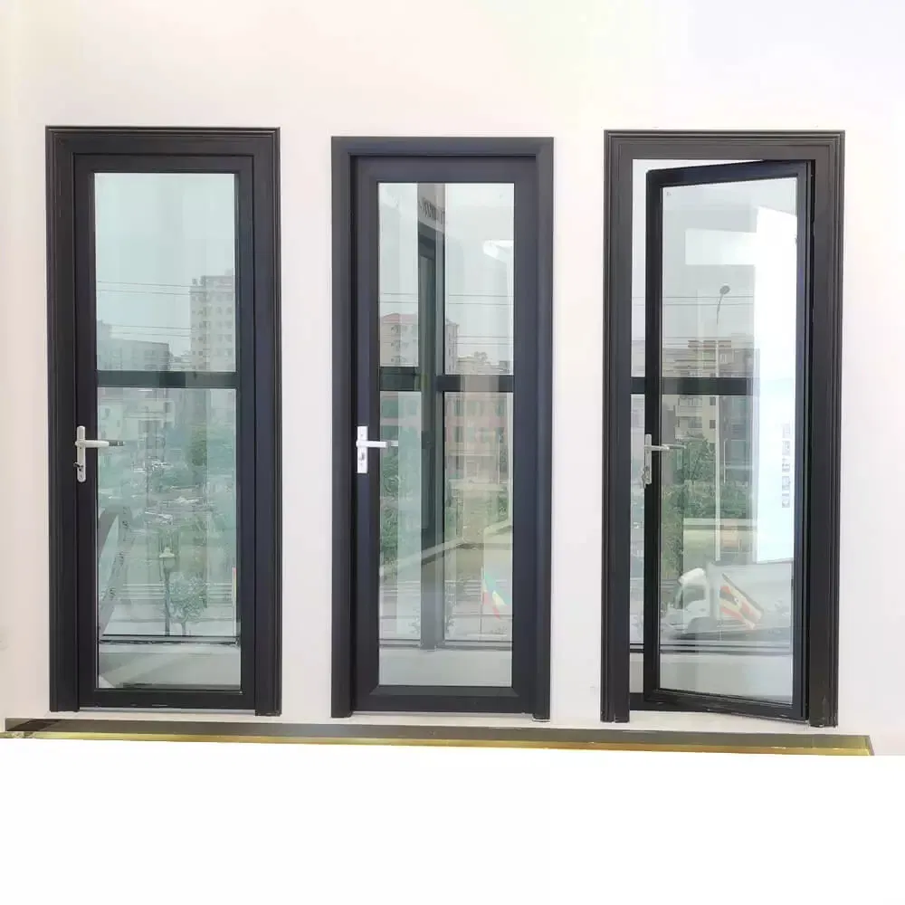 Aluminum casement doors