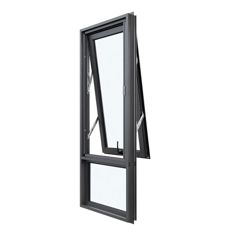 Excellent Waterproof Double Glazed Energy Heat Insulation Aluminium Awning Window
