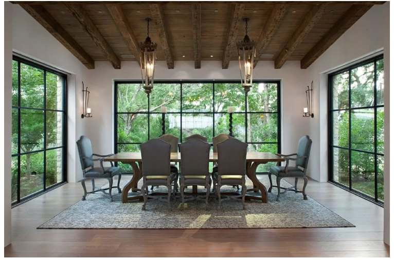 Big Picture Window Screen Glass Panoramic Window Floor to Ceiling Fixed Window