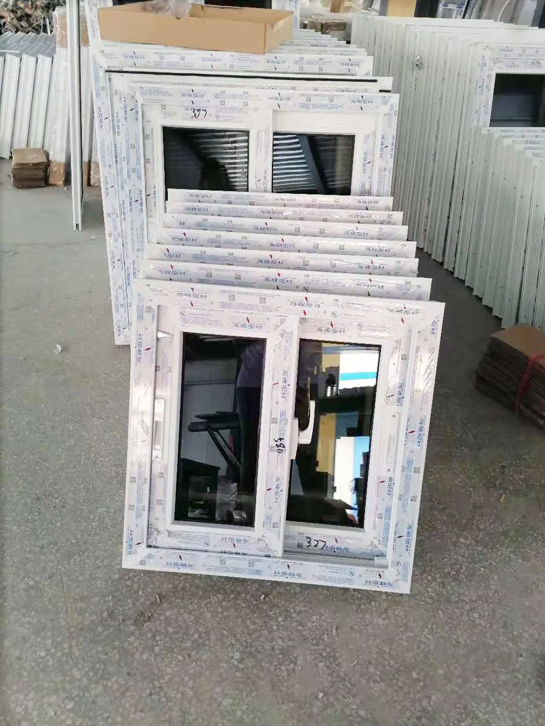 Hot Selling UPVC PVC Sliding Windows with Hurricane Impact Glass for Bahamas