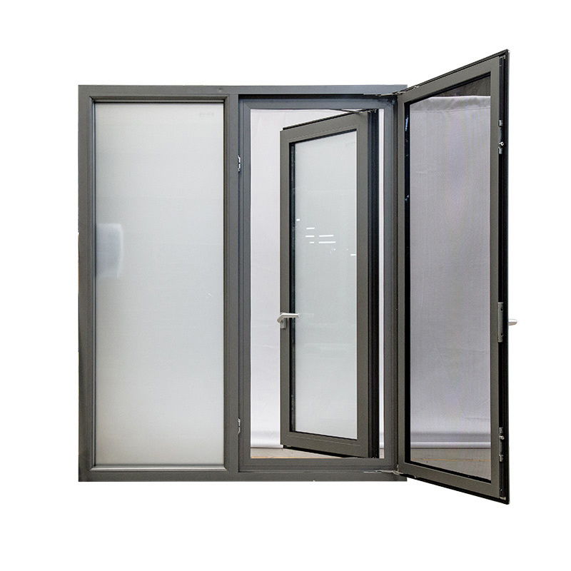 Minimalist Design Living Room Heavy Duty Picture Window Custom Soundproof Aluminum Window Custom Glass Fixed Window