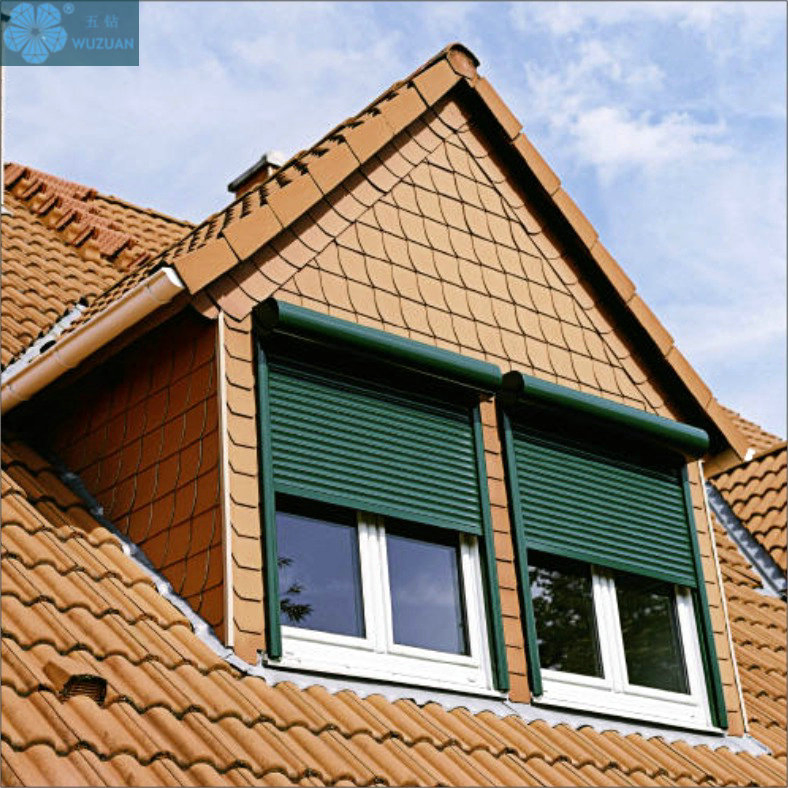 Home Decor Aluminium Alloy Roller Shutter Window Rolling Jalousie Shutter Window for House