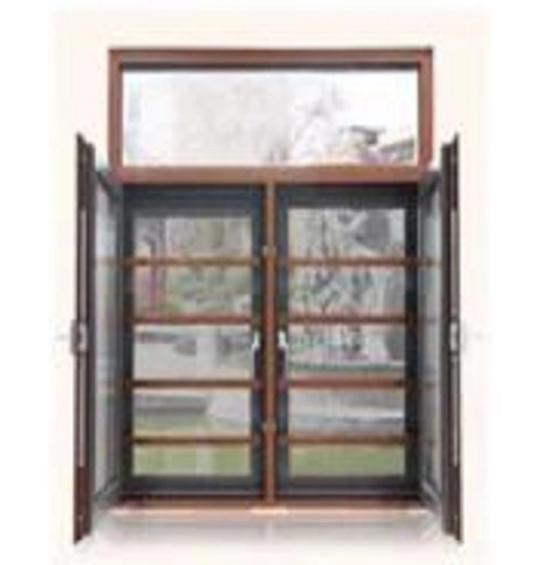Thermal Break Aluminum Casement Window Designed for Hurricane with Sound Heat Insulated Glass Hurricane Impact Windows