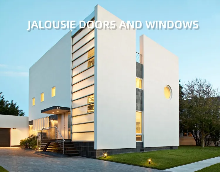 Aluminum Glass Shutters Jalousie Windows
