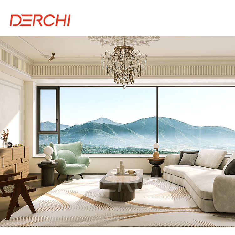 Hurricane Impact Tilt and Turn Single Double Glass Aluminum Casement Window Grill Design Awning Hinge Swing Lowe Glass French Passive Window