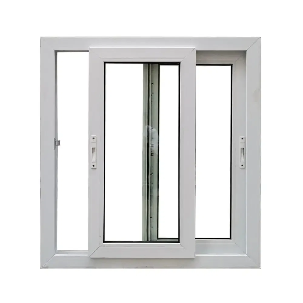 High Quality Florida Hurricane Impact Thermal Break Casement PVC Windows Double Glazed Low-E Glass Passive Windows