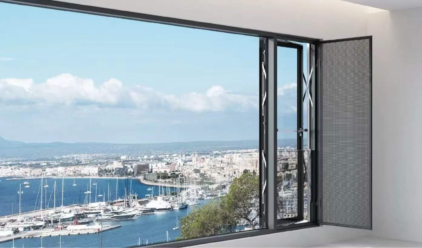 Slim Frame Triple Glazing Glass Options Aluminum Sliding Window and Door with Hidden Drainage