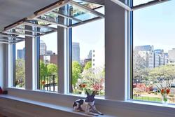 Aluminum Bi-Folding Window Low Cost Custom Aluminum Foldable Windows for Restaurant