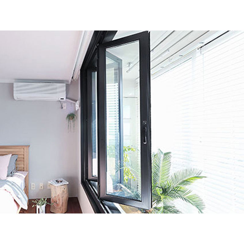 Balcony Left-Right Aluminium Folding Window Screen Factory Price Tempering Glass Bi-Fold Windows