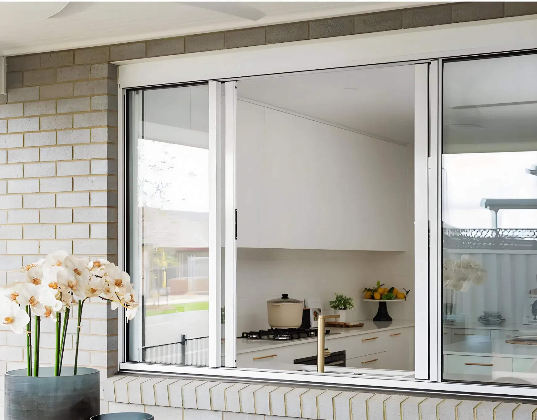 Premium Soundproof Aluminum Bi-Fold Sliding Windows for Modern Homes