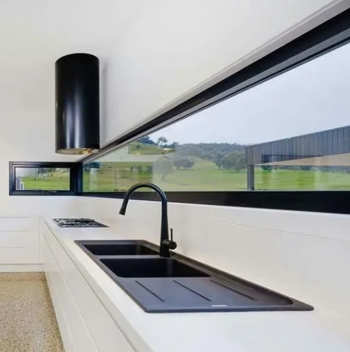 Aluminum Sound Proof Panoramic Window Big Glass Fixed Window Good View Picture Window