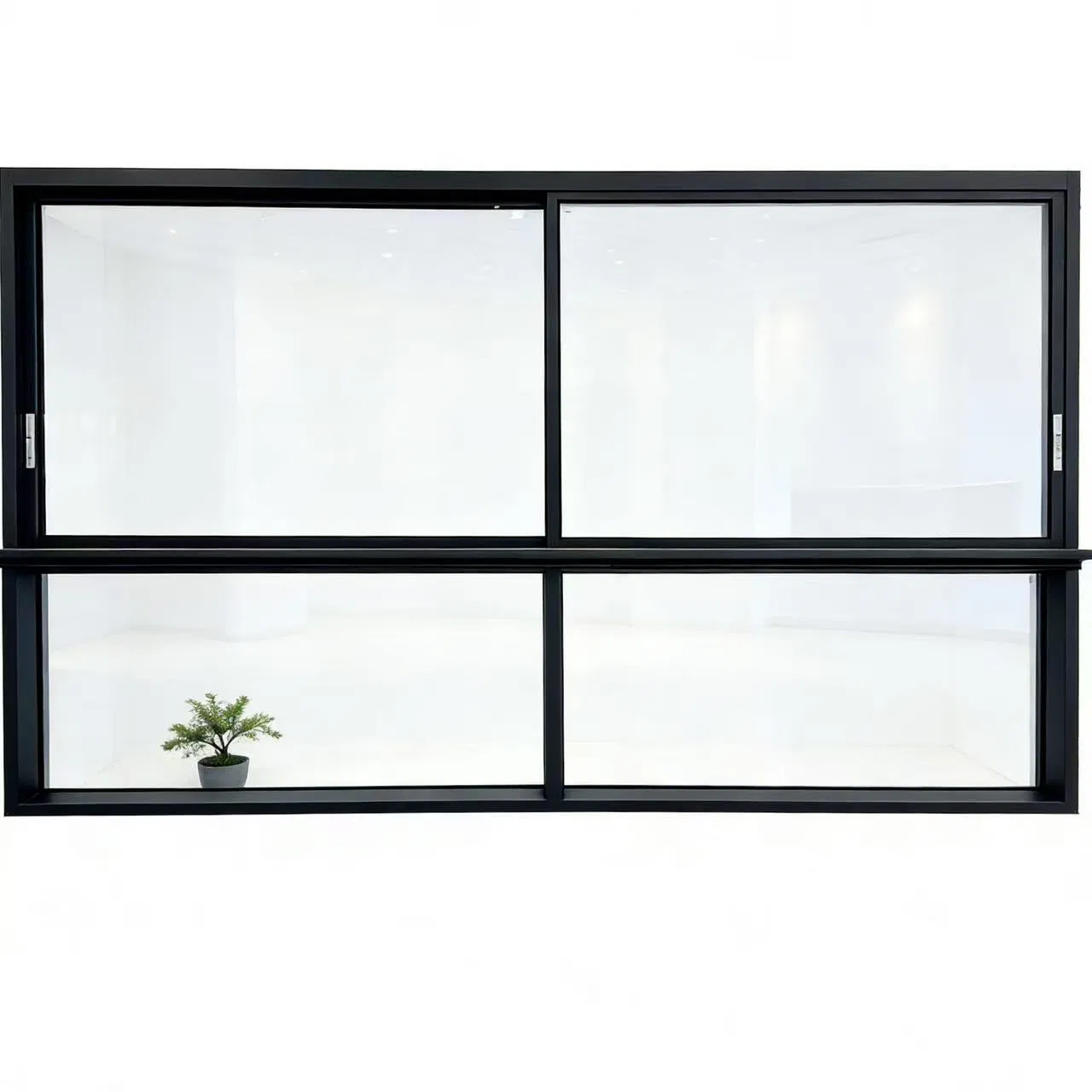 Fair Price Foshan New Design Custormized Soundproof Double Glazed Thermal Break Aluminum Profile Aluminium Sliding Window