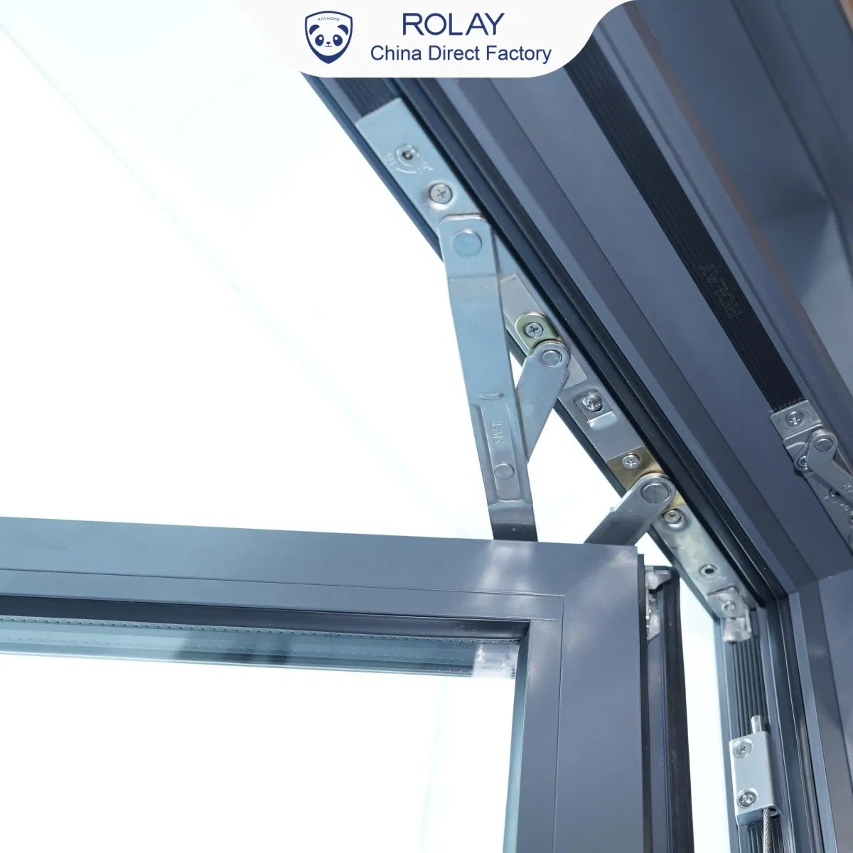 Rolay/Direct Source Window and Door Aluminium Window Factory Soundproof Thermal Break Heat Insulated Aluminium Casement Window for Luxury Houses and Villas