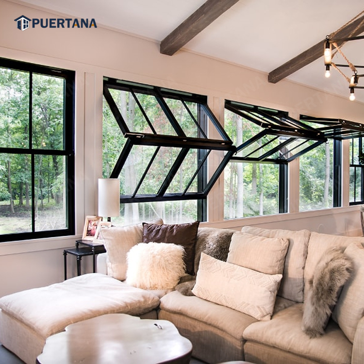 Aluminum Vertical Sliding Bi-Folding Fold up Push up Fold up Window for Storefront