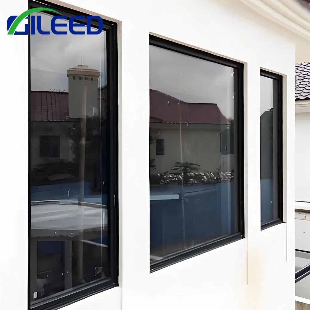 Big Picture Floor to Ceiling Window Aluminum Frame Insulation Fixed Glass Windows