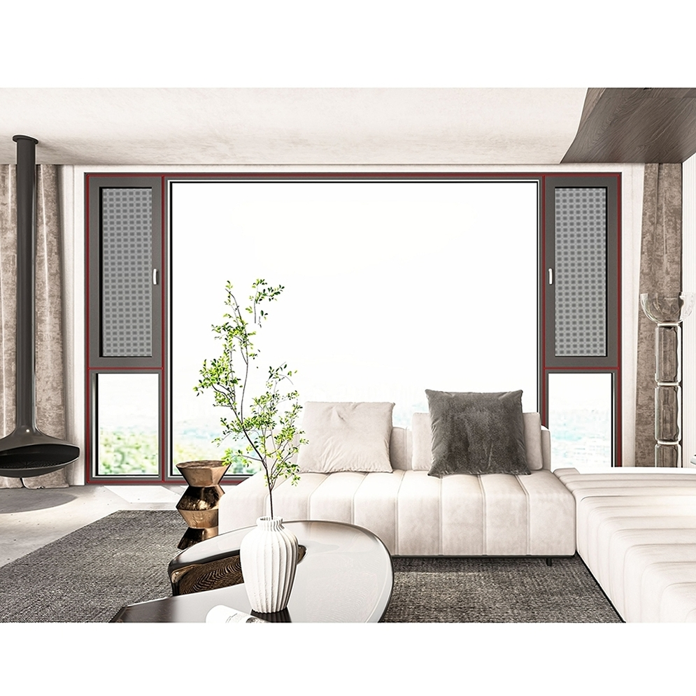 German Technobond PA66/GF25 Nylon Fiberglass Thermal Break Classic Aluminum Casement System Window