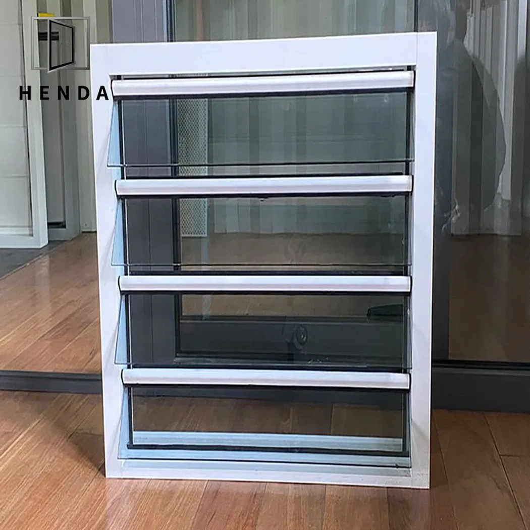 Factory Supply Security Design Aluminum Jalousie Window Glass Louver Window