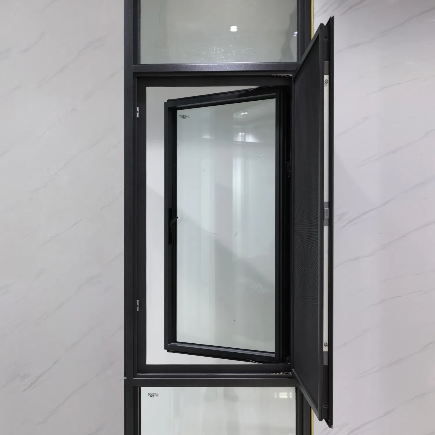 Narrow Frame Slim Frame Thermal Break High Insulated Triple Glass Casement Windows