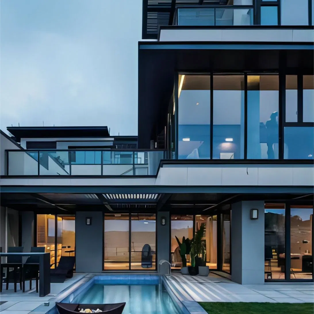 Factory Price Thermal Break Aluminum Casement Window with Insect Screen Window