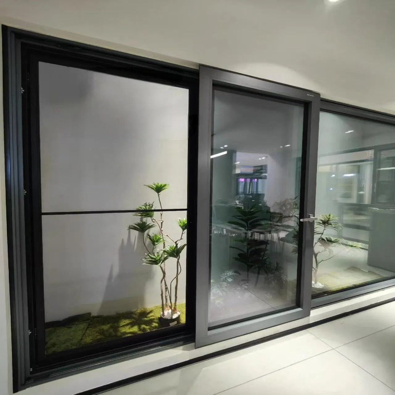 Customized Security Classic Winstar Sichuan, China PVC Side Pressure Sliding Window Home Aluminum Alloy Glass Tilt Turn Double Modern Swing Window