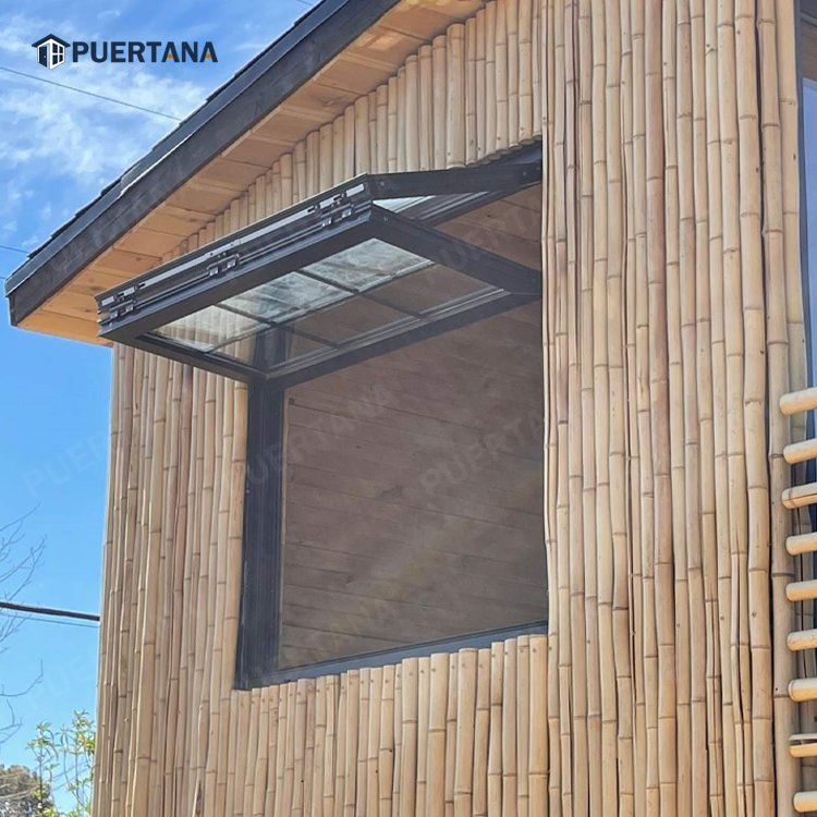 Aluminum Vertical Sliding Bi-Folding Fold up Push up Fold up Window for Storefront