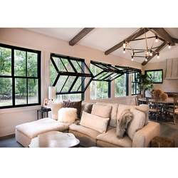 Aluminum Bi-Folding Window Low Cost Custom Aluminum Foldable Windows for Restaurant