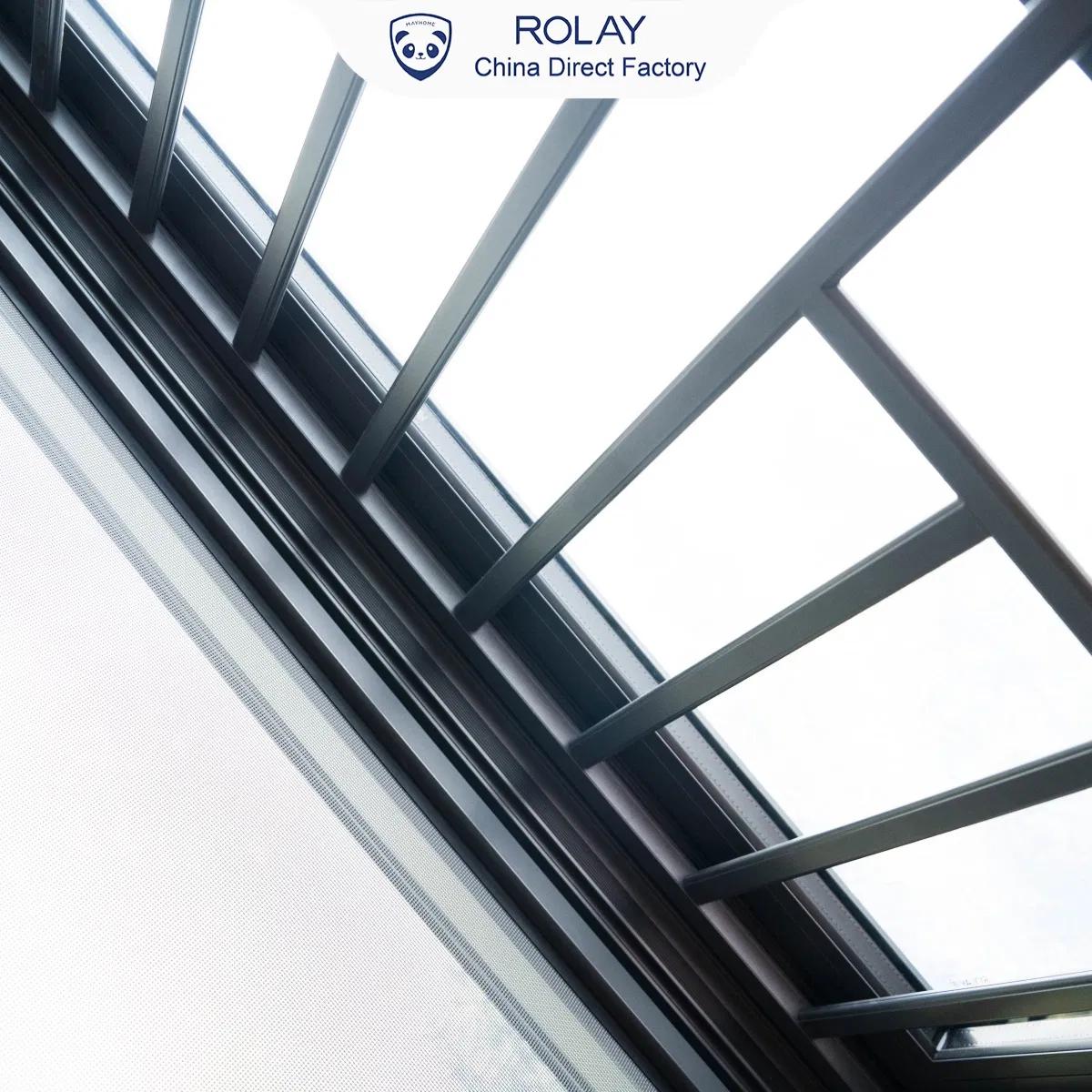 Heavy Duty Slim Frame Corrosion Resistant Reinforced Frame Smooth Operation Luxury Villa Aluminium Window